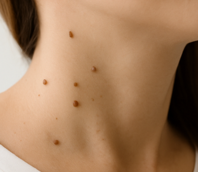 Remoción de Acrocordones en Cuello